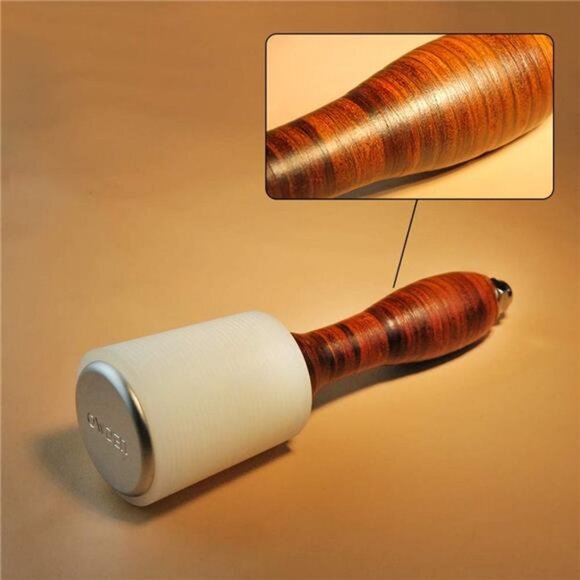 Professional leather carving hammer, leathercraft mallet, leather maul - Picture 5 of 8
